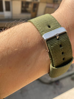 ساعت مچی سیکو مردانه خلبانی برزنتی صفحه سبز Seiko5
