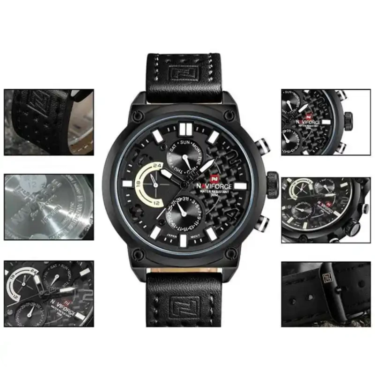 ساعت مچی مردانه نیوی فورس NAVIFORCE 9068l bwb