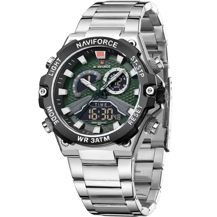 ساعت مچی عقربهای مردانه نیوی فورس مدل Naviforce NF9207SBGN