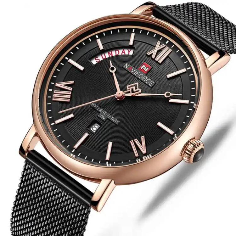 ساعت مردانه نیوی فورس Naviforce NF3006 مشکی
