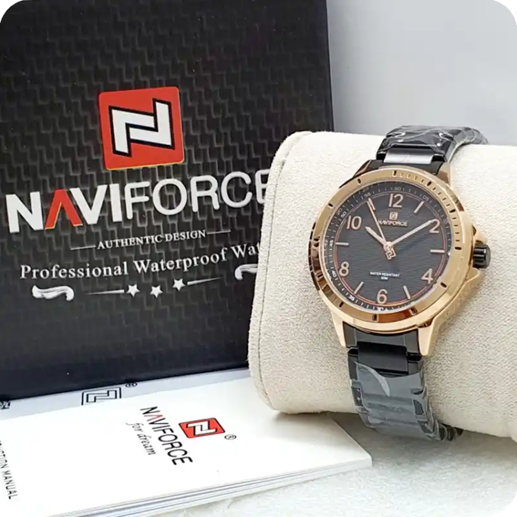 ساعت زنانه نیوی Naviforce NF5021 مشکی
