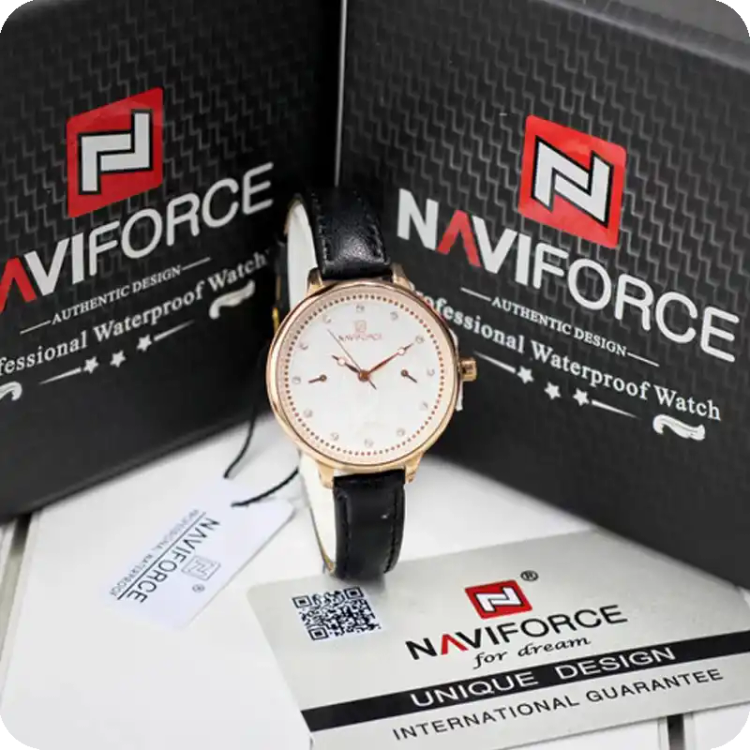 ساعت مچی زنانه نیوی فورس مدل Naviforce NF5003 مشکی