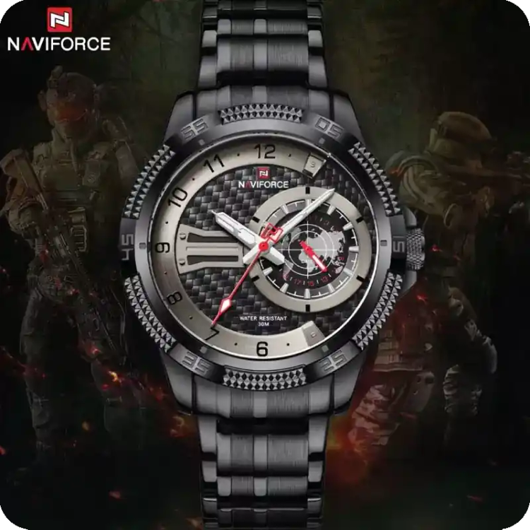 ساعت مچی نیوی فورس مدل Naviforce NF9206 مشکی