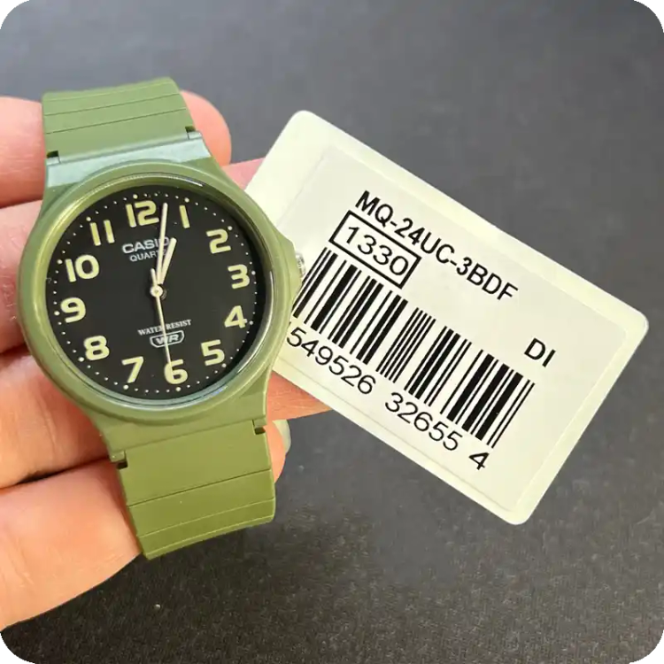 ساعت مچی کاسیو مدل CASIO MQ-24UC-3BDF