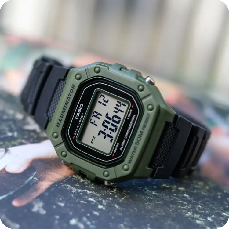 ساعت کاسیو مدل CASIO W-218H-3AV