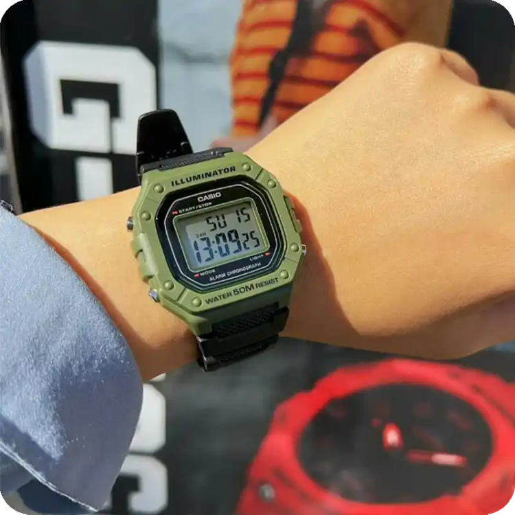 ساعت کاسیو مدل CASIO W-218H-3AV