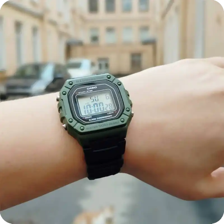 ساعت کاسیو مدل CASIO W-218H-3AV