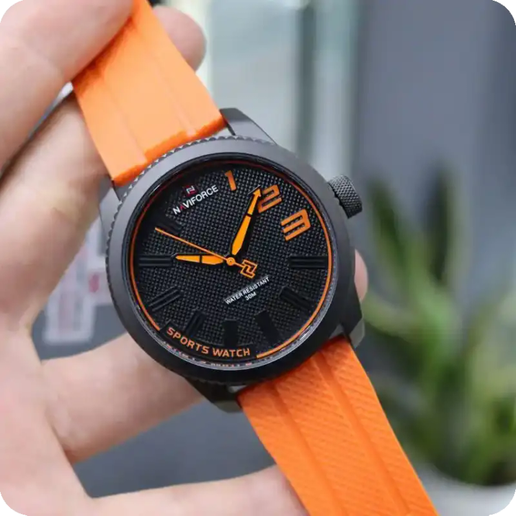 ساعت نیوی فورس مدل Naviforce NF9202 نارنجی
