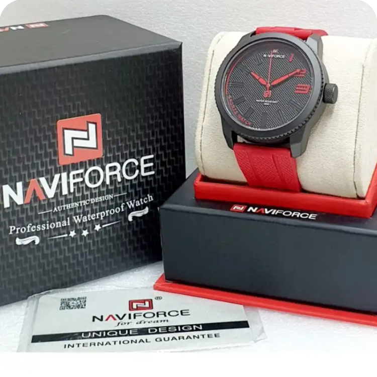 ساعت نیوی فورس مدل Naviforce NF9202 قرمز