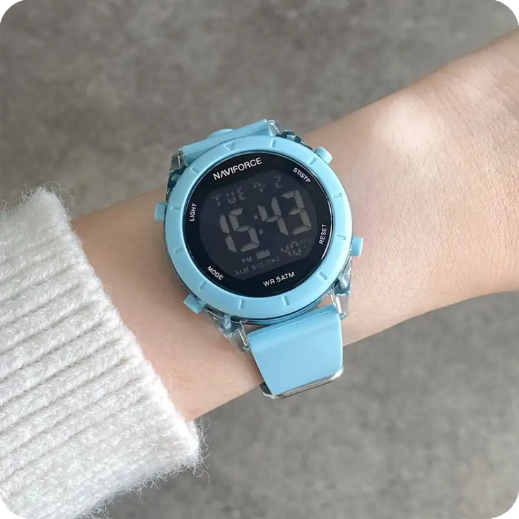 ساعت زنانه نیوی فورس مدل Naviforce NF7108 آبی
