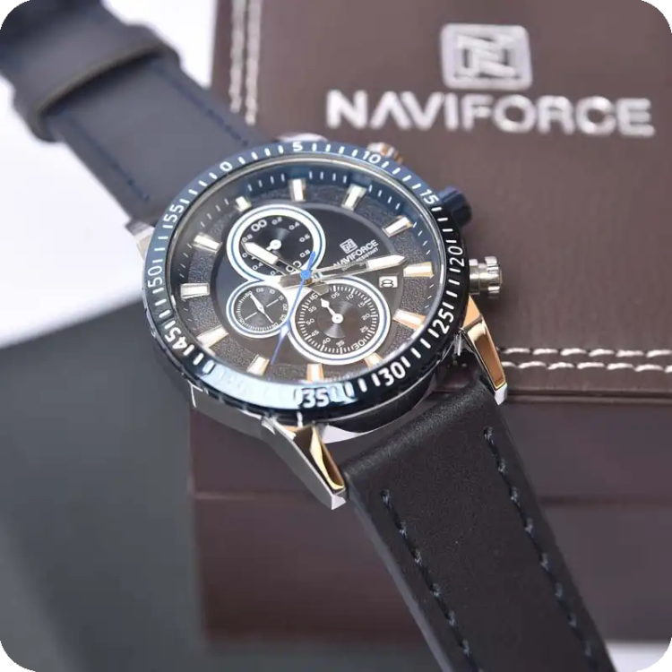 ساعت نیوی فورس مدل Naviforce NF8003 مشکی _ طلایی