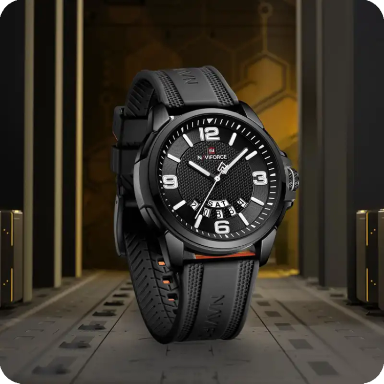 ساعت نیوی فورس مدل Naviforce NF9215t مشکی