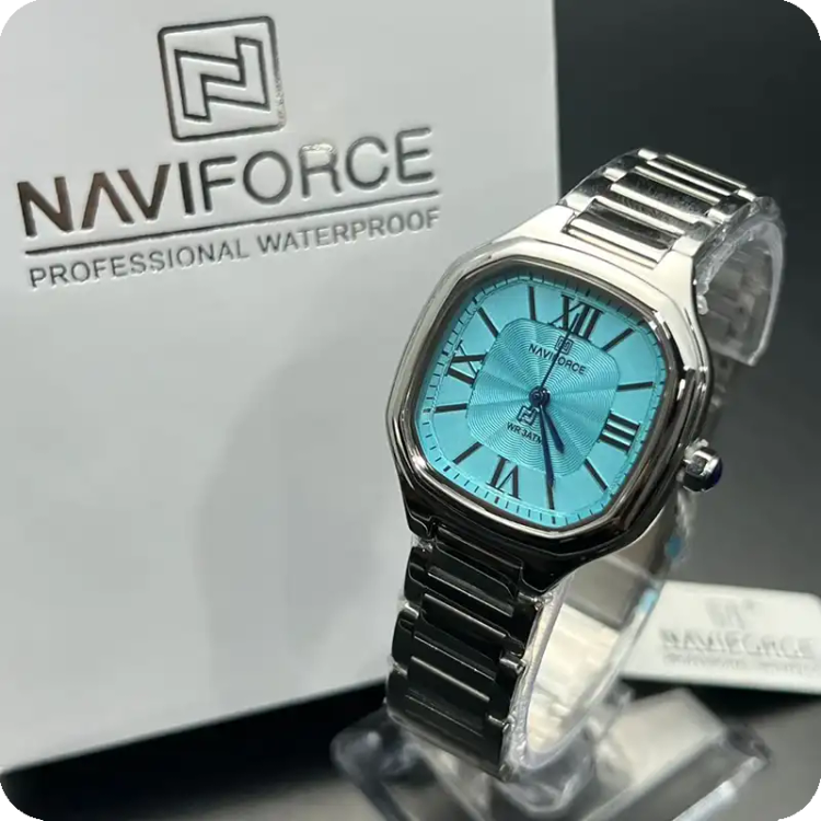 ساعت زنانه نیوی فورس مدل Naviforce NF5042 فیروزه ای