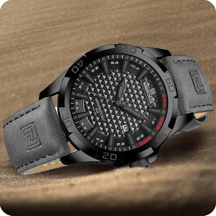 ساعت نیوی فورس مدل Naviforce NF8023 ذغالی