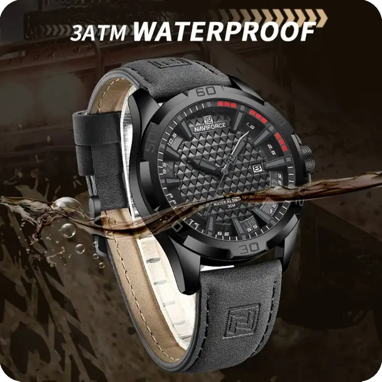 ساعت نیوی فورس مدل Naviforce NF8023 ذغالی