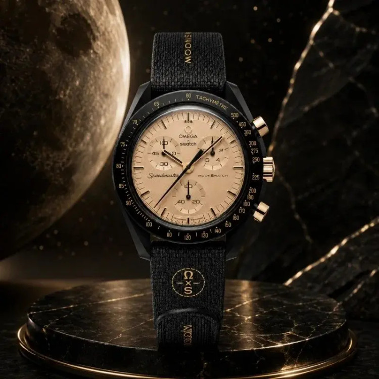 ساعت امگا سواچ MoonSwatch مدل Mission to the Moon 1969 کپی مستر