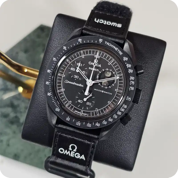 ساعت امگا سواچ ماه OMEGA SWATCH Black
