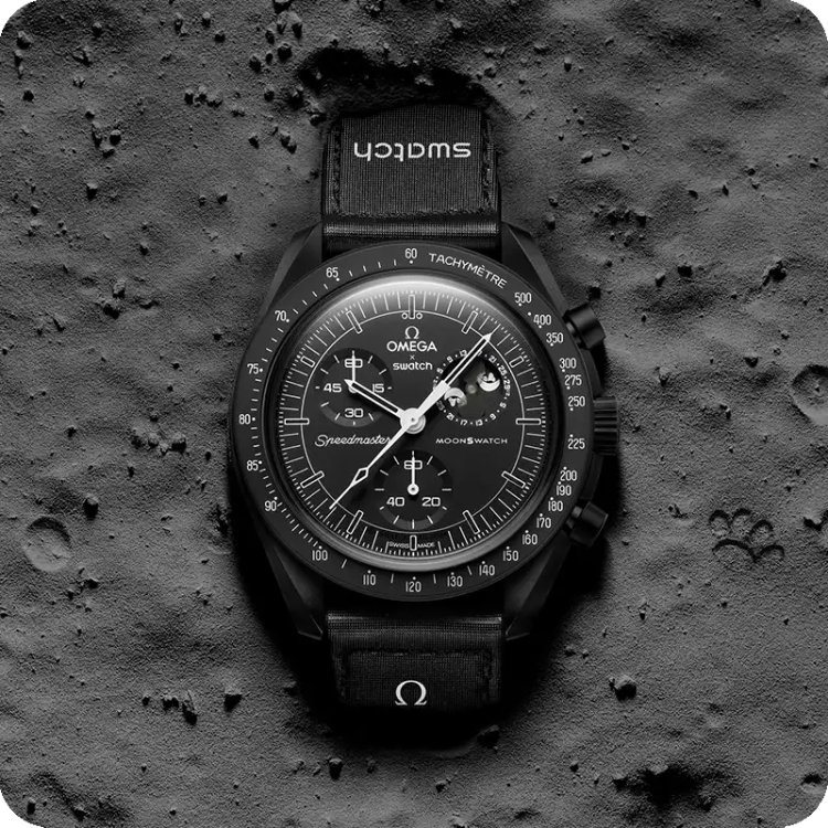 ساعت امگا سواچ ماه OMEGA SWATCH Black