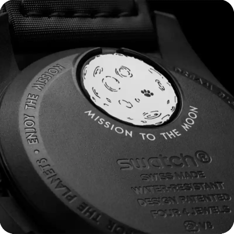 ساعت امگا سواچ ماه OMEGA SWATCH Black