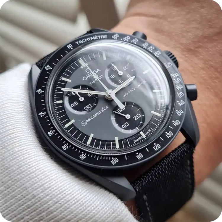 ساعت امگا سواچ ماه OMEGA SWATCH Black
