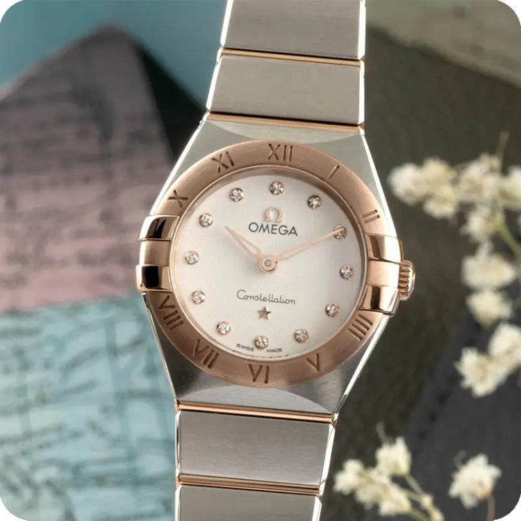 ساعت زنانه امگا مدل Constellation Diamond