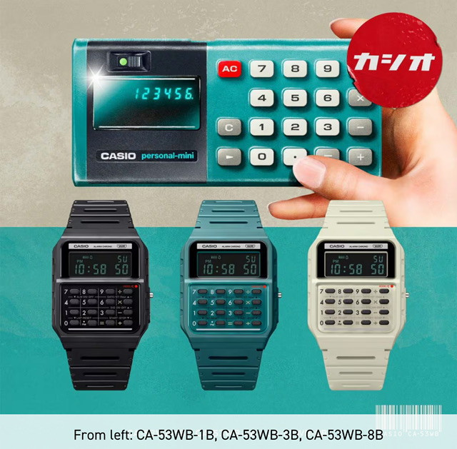 ساعت مچی نوستالژی کاسیو CASIO CA-53WB-3B