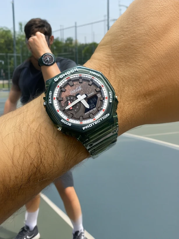 ساعت مچی مدل کوکا کولا Casio G-Shock سری GA-2100