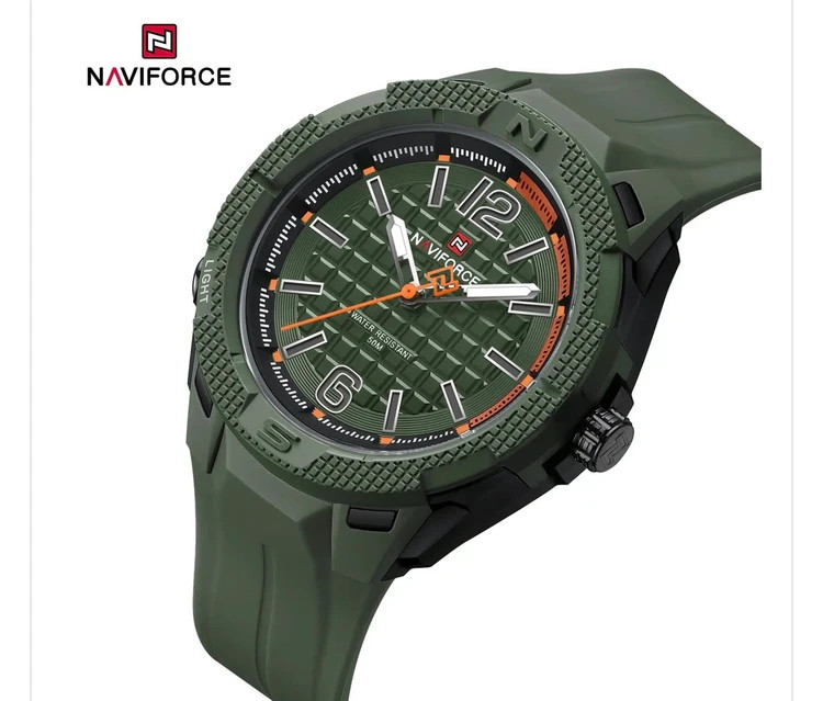 ساعت مردانه نیوی فورس چراغدار اورجینال سری Nf7126 با 6 رنگبندی خاص