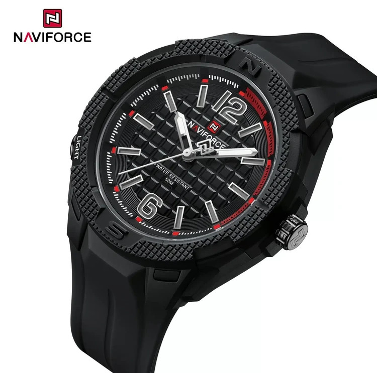 ساعت مردانه نیوی فورس چراغدار اورجینال سری Nf7126 با 6 رنگبندی خاص