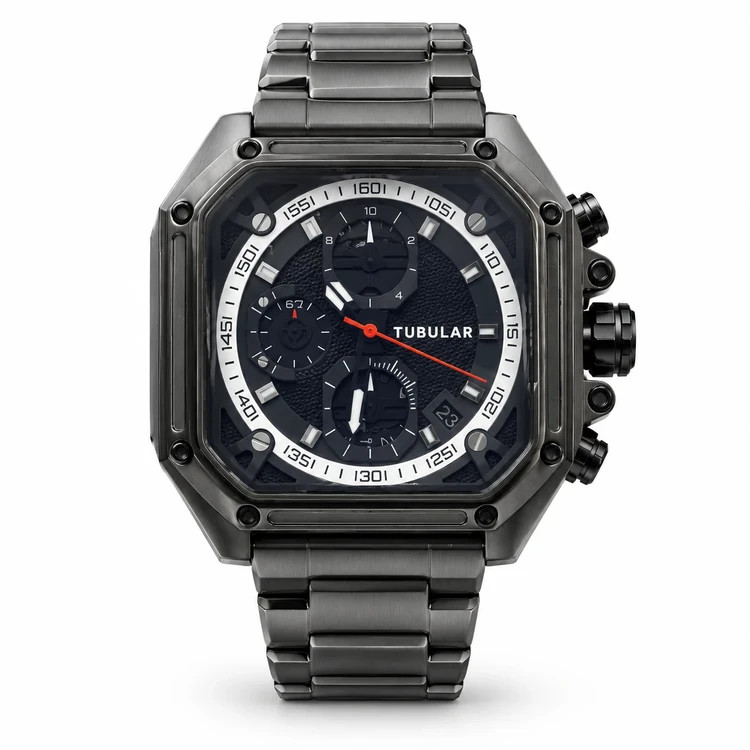 ساعت مچی اصل TUBULAR Industrial Chronograph با 2 رنگبندی