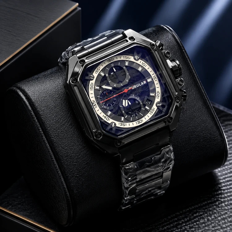 ساعت مچی اصل TUBULAR Industrial Chronograph با 2 رنگبندی