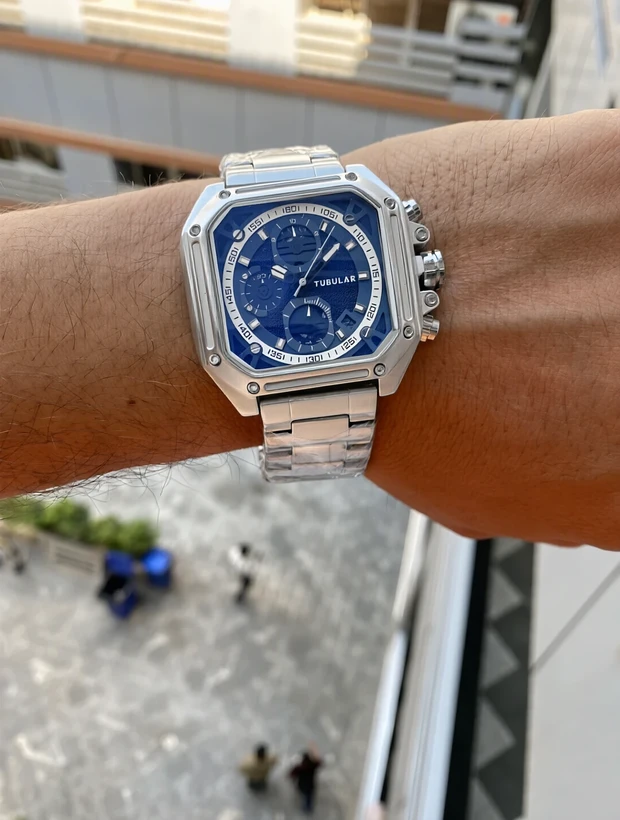 ساعت مچی اصل TUBULAR Industrial Chronograph با 2 رنگبندی خاص