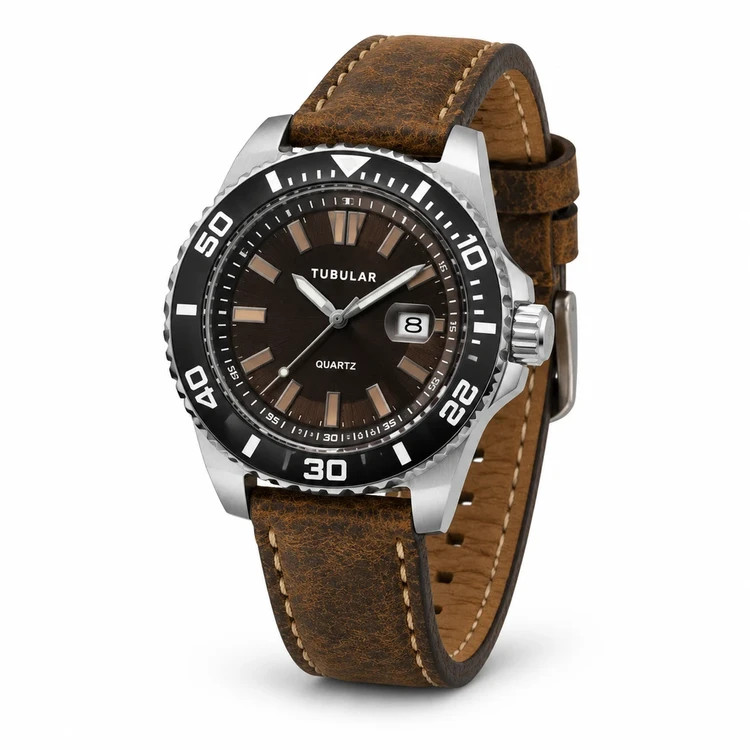 ساعت مچی غواصی مدل TUBULAR Diver-Style Quartz با 2 رنگبندی
