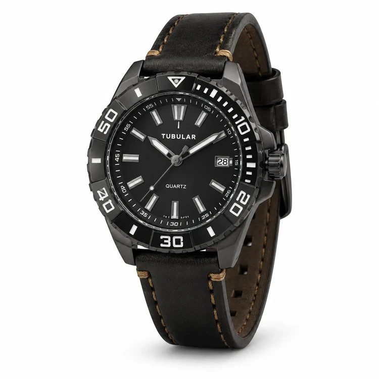 ساعت مچی غواصی مدل TUBULAR Diver-Style Quartz با 2 رنگبندی