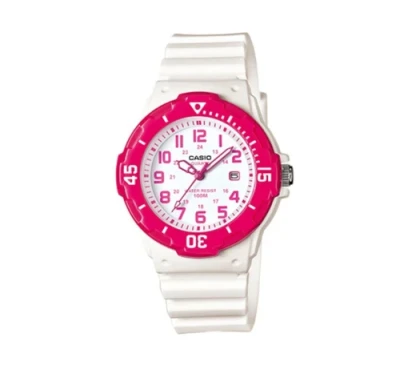 ساعت مچی زنانه کاسیو سری CASIO LRW-200H سفید صورتی