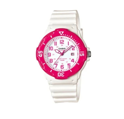 ساعت مچی زنانه کاسیو سری CASIO LRW-200H سفید صورتی