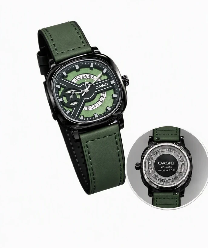 ساعت مچی مردانه کاسیو رنگ سبز CASIO 4565